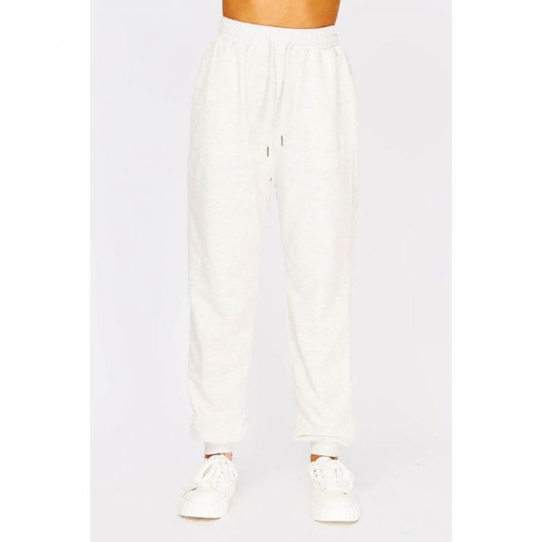 Light Grey Lightweight Basic Cuffed  Joggers