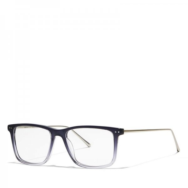 Rectangle Glasses in Metal + Acetate