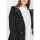 Black Lw Parka Coat