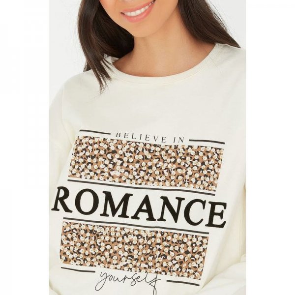 Ecru Believe In Romance Sweat